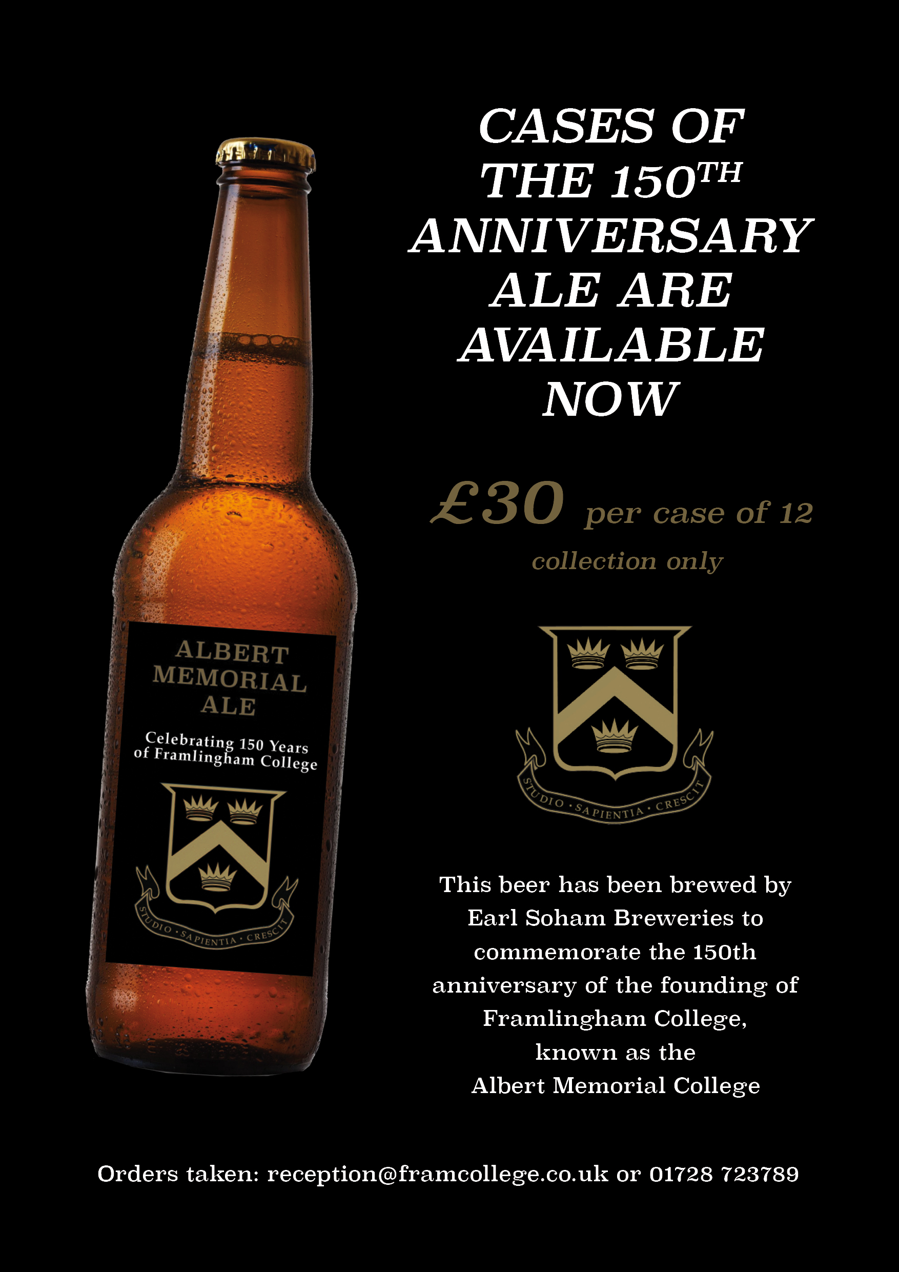 150th beer ad