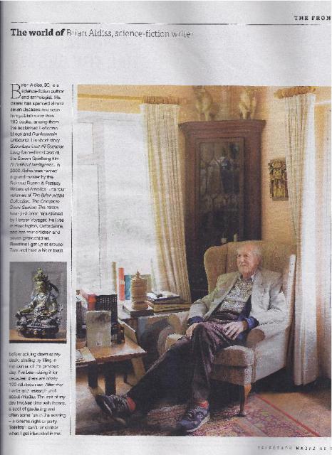 BRIANALDISS36-39 - Telegraph Magazine article - 311015