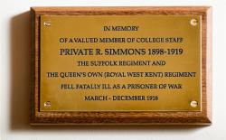 ROBERTSIMMONS - plaque