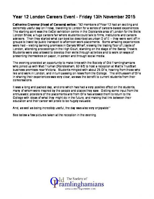 2015 London Careers Event