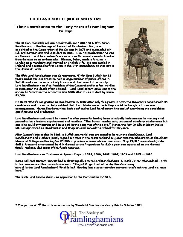 FIFTHANDSIXTHLORDRENDLESHAM