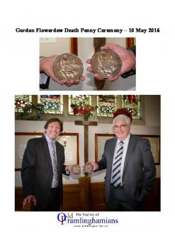 Gordon Flowerdew VC - Death Penny