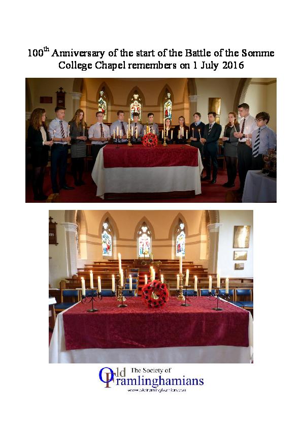 Battle of the Somme - 2016 - pictures