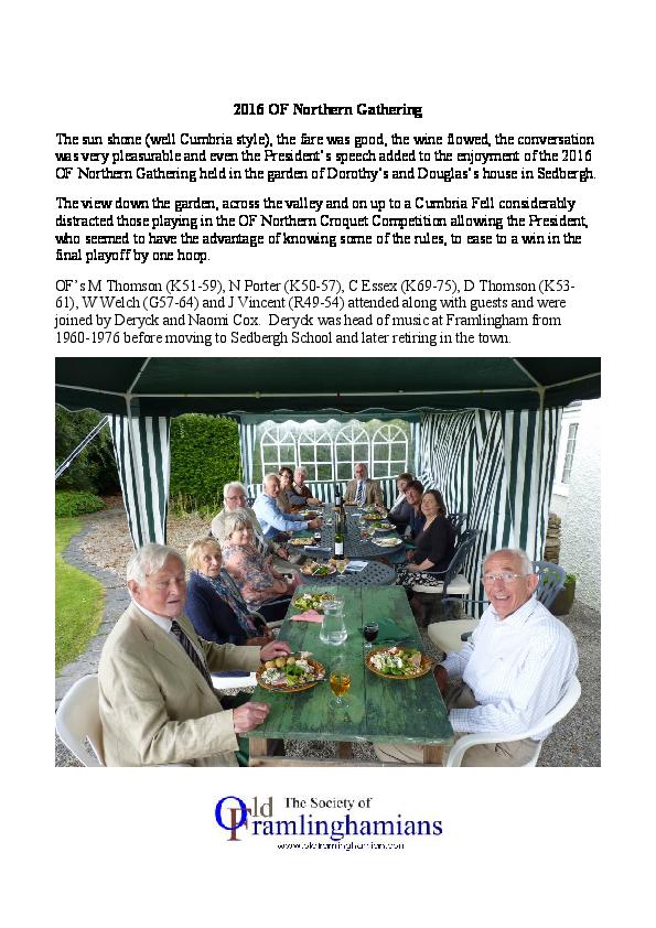 Northern Gathering 2016