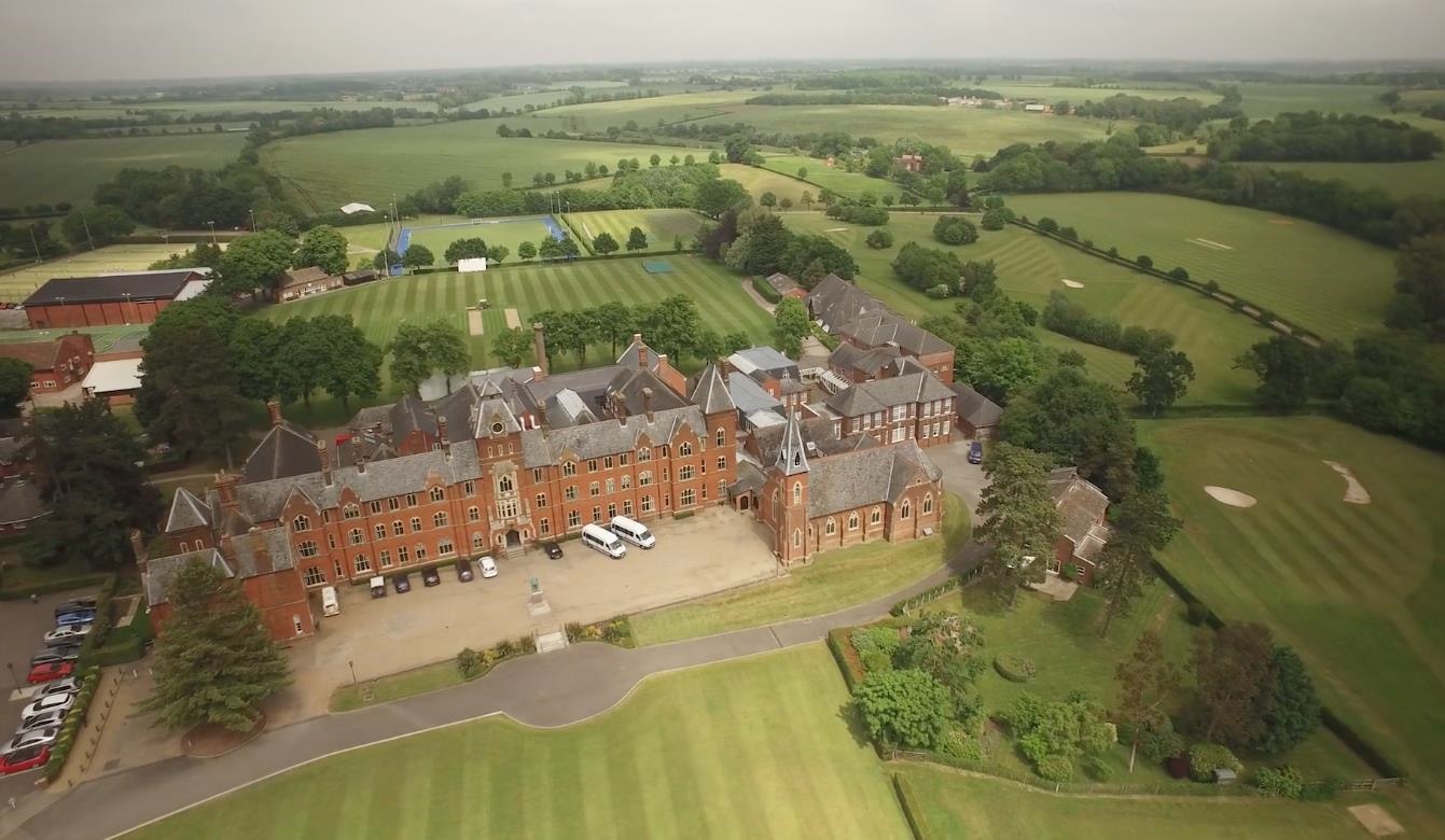 College aerial shot 2016