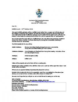 Invite letter Suffolk Lunch 22 October 2016