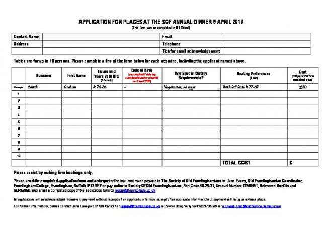 2017 SOF Annual Dinner Application Form for website.doc