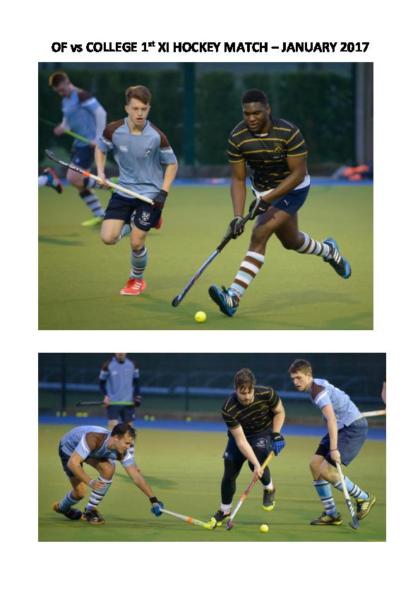 OF vs COLLEGE 1st XI HOCKEY MATCH