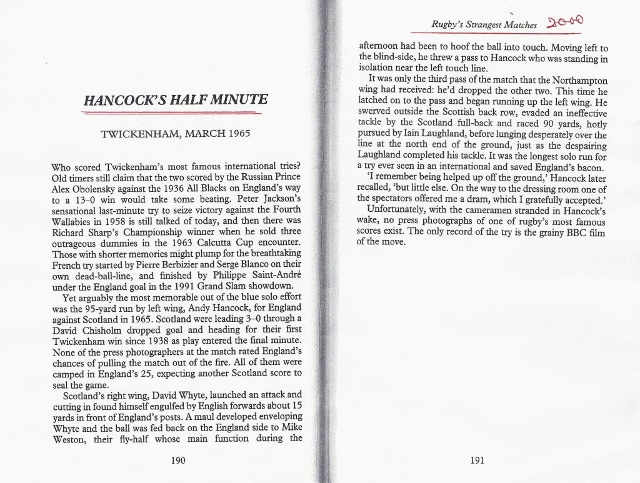 Andrew Hancock - small article