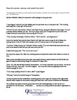 Pass the ammo - April 2017