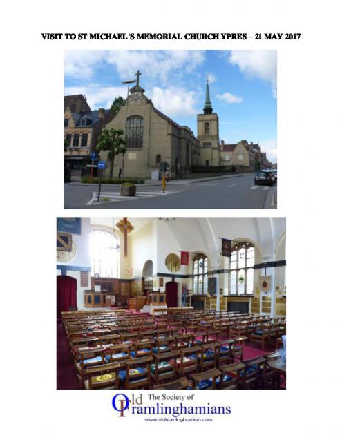 Trip to Ypres - 21 May 2017