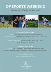 OF SPORTS WEEKEND 2017 invite thumbnail