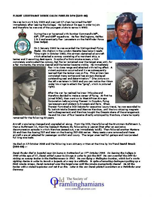FLIGHTLIEUTENANTDEREKCOLINFOWLERDFMG35-40