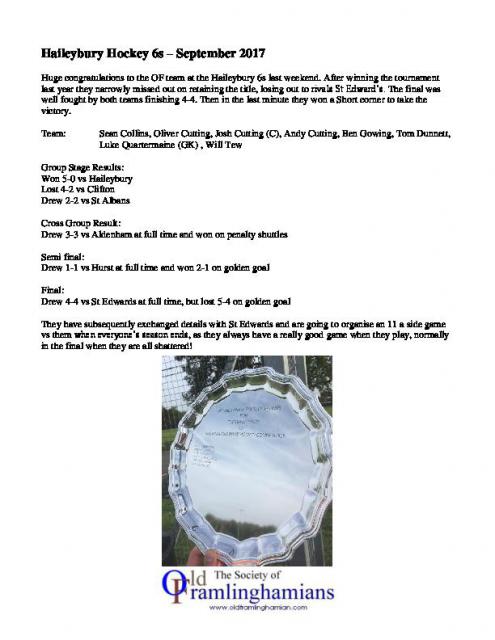 Haileybury Hockey 2017