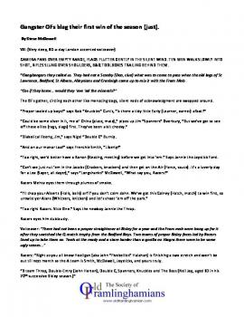 Gangster OFs - May 2018