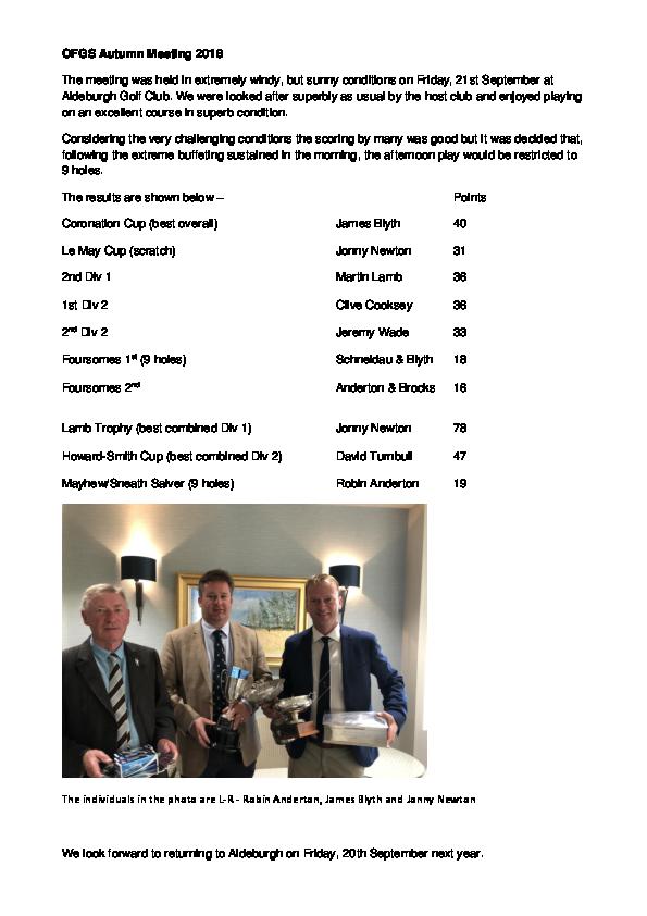 Report for Year Book & Web 2018