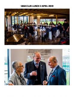 1864 CLUB LUNCH 2 APRIL 2019
