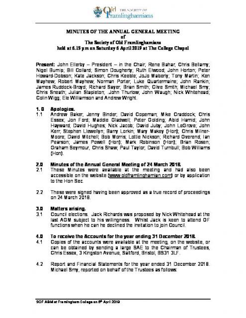 19-04-06 SOF AGM Minutes
