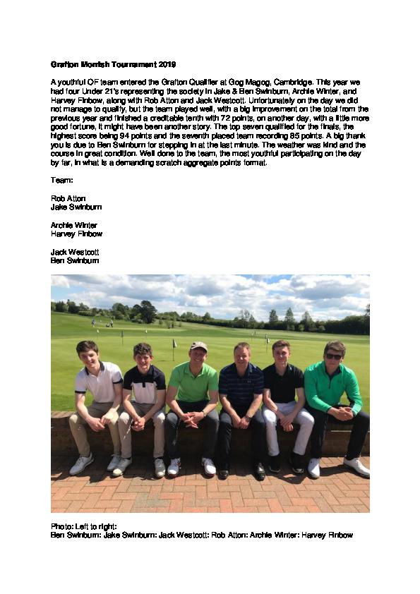 Grafton Morrish 2019