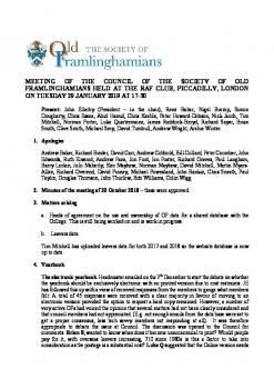 SOF Council minutes 29_01_19_final Amended