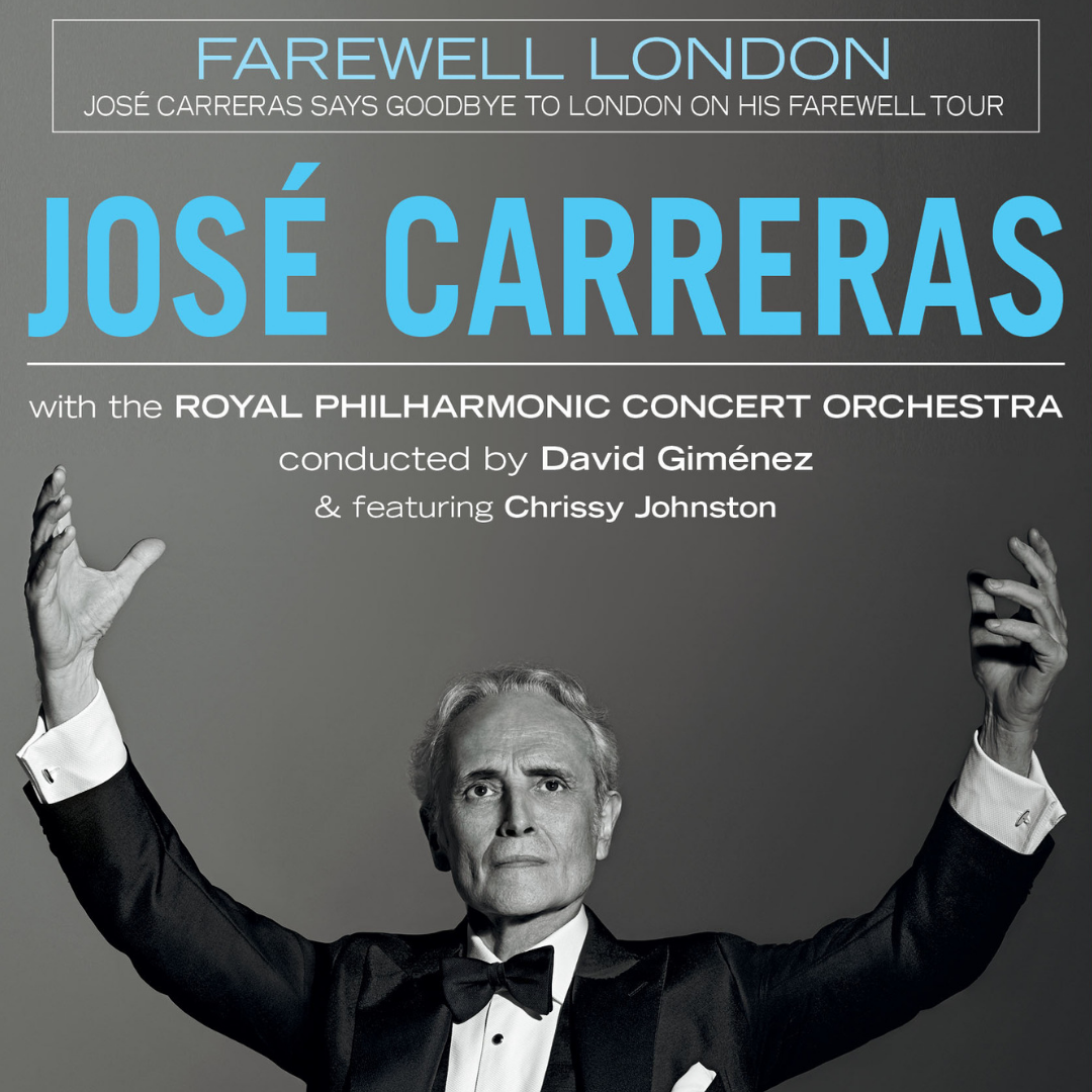 Chrissy Johnston - concert with Jose Carreras poster