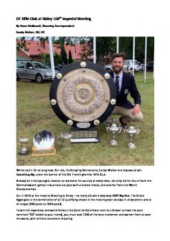 OF Rifle Club Report - September 2019