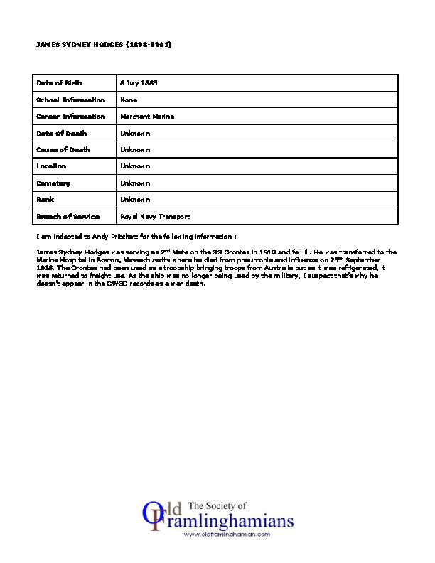 JAMESSYDNEYHODGES1898-1901