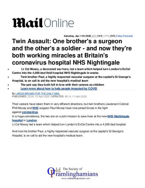 Moxey Brother article - April 2020