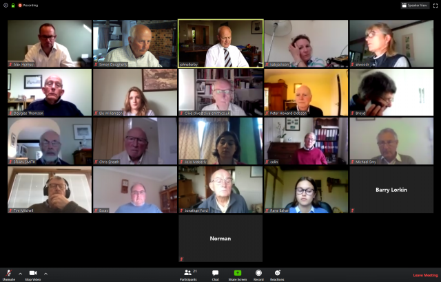 AGM 2020 - Zoom picture