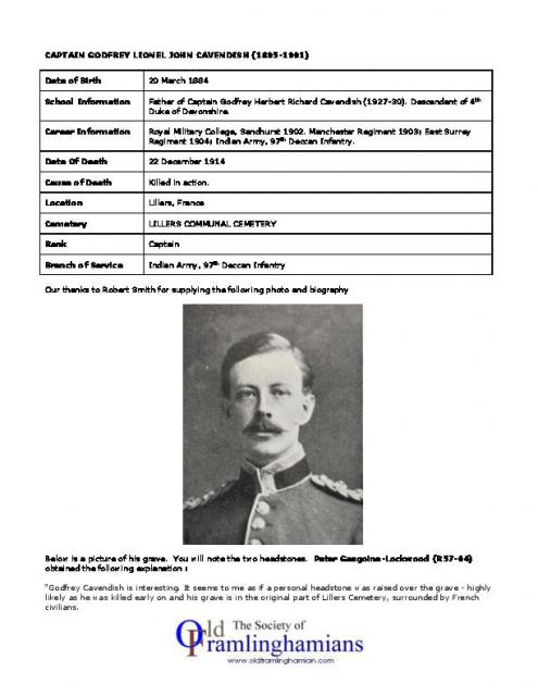 CAPTAINGODFREYLIONELJOHNCAVENDISH1895-1901