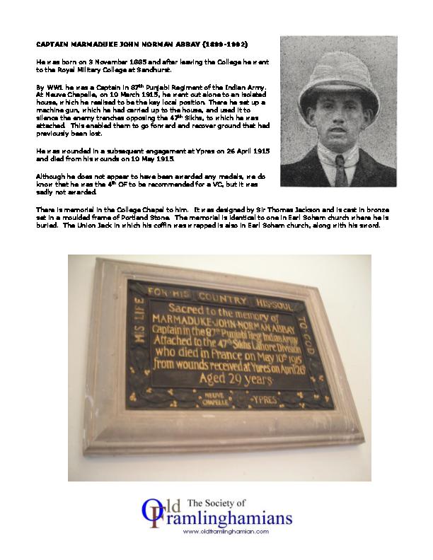 CAPTAINMARMADUKEJOHNNORMANABBAY1899-1902