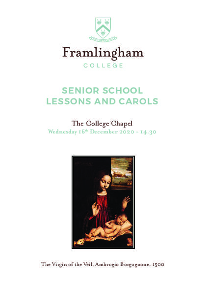Carol Concert 2020 - order of service
