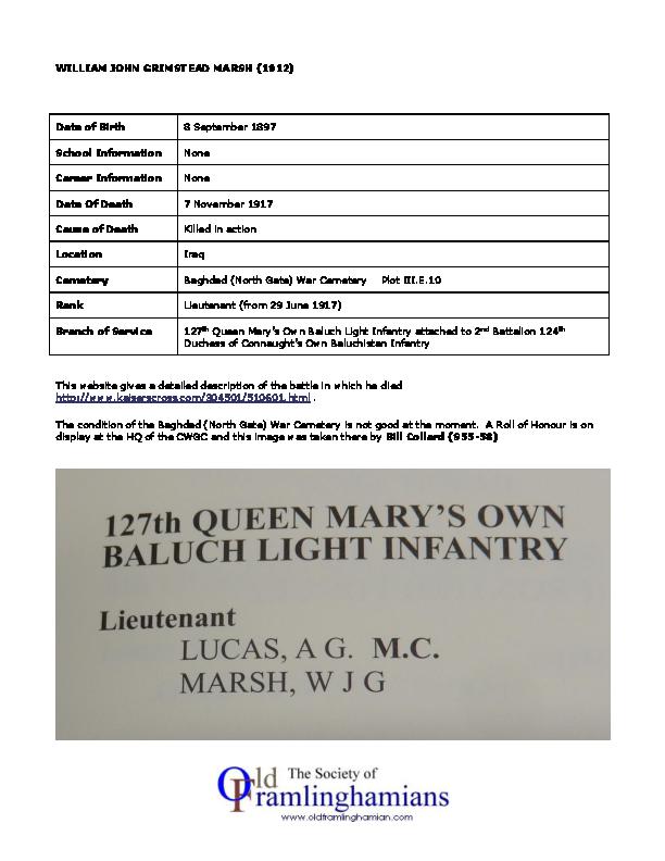 WILLIAMJOHNGRIMSTEADMARSH1912