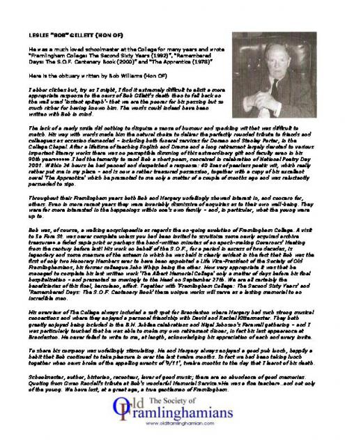 LESLIEBOBGILLETTHON OF