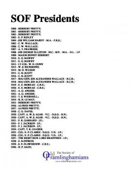 SOF Presidents