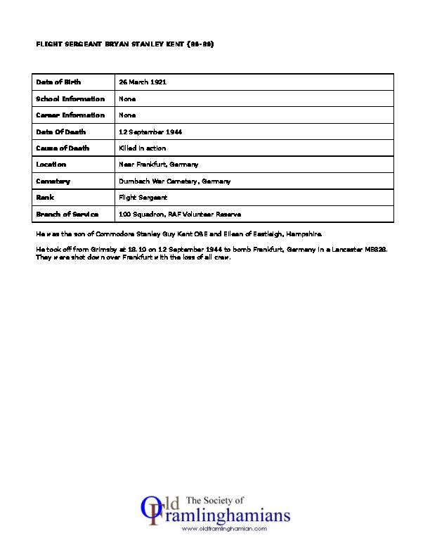 FLIGHTSERGEANTBRYANSTANLEYKENT36-39