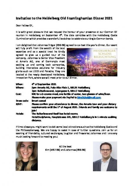 German Invitation 2021