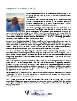 Georgie Cantrell - Moreau Profile - 2021