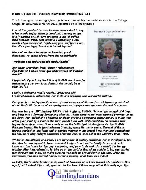 MAJORKENNETHGEORGEMAYHEWRMWOR29-34 - eulogy