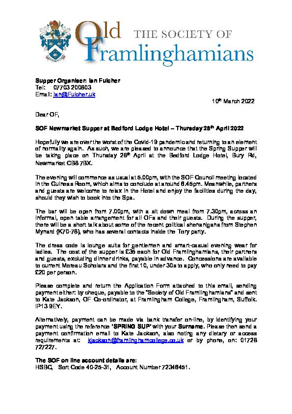 22-04-28 SOF Newmarket Supper Invitation-1