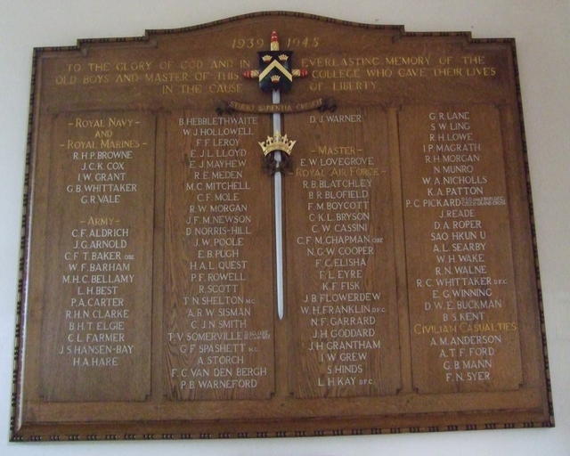 World War 2 Chapel Memorial