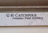 Addition to WW1 Memorial - Gordon Harmer Catchpole (1903-07)